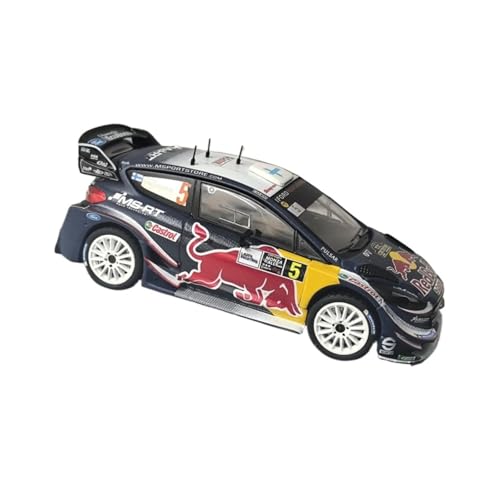 XIYUEYING Maßstabsgetreues Modell 1/43 Skala Ford Fiesta WRC #5 2018 Racing Auto Modell Legierung Geschenk Für Kinder Ornament Miniaturmodelle von XIYUEYING