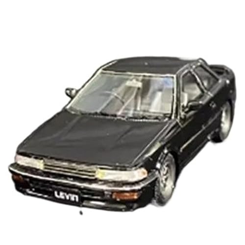 XIYUEYING Maßstabsgetreues Modell 1/43 Skala Für Corolla Levin AE92 Schwarz Harz Auto Modell Sammeln Erwachsene Jungen Spielzeug Hobby Miniaturmodelle von XIYUEYING