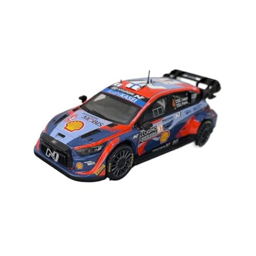 XIYUEYING Maßstabsgetreues Modell 1/43 Skala Hyundai I20 N 2023 Rally Auto Modell Legierung Geschenk Für Kinder Geschenk Sammlung Miniaturmodelle XIYUEYING Maßstabsgetreues Modell 1/43 Skala Hyundai I20 N 2023 Rally Auto Modell Legierung Geschenk Für Kinder Geschenk Sammlung Miniaturmodelle von XIYUEYING