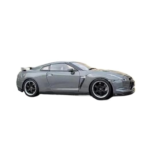 XIYUEYING Maßstabsgetreues Modell 1/43 für Nissan GTR Spec Legierung Sport Auto Modell Zubehör Kinder Geschenke Hobby Spielzeug Miniaturmodelle(Gray) von XIYUEYING