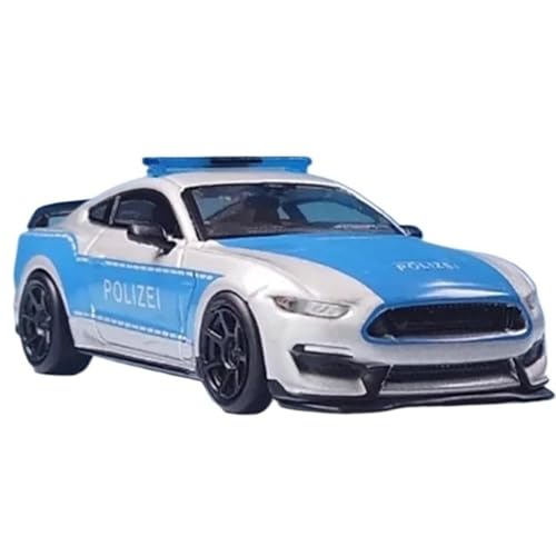 XIYUEYING Maßstabsgetreues Modell 1/64 Für Mustang Shelby GT350R Polizei Legierung Auto Modell Sammeln Spielzeug Display Miniaturmodelle von XIYUEYING