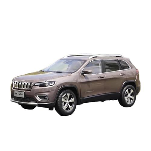 XIYUEYING Maßstabsgetreues Modell 1:18 GAC FIC Cherokee 2020 Legierung Auto Modell Statische Sammeln Souvenir Miniaturmodelle(Brown) von XIYUEYING