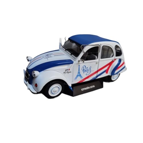 XIYUEYING Maßstabsgetreues Modell 1:18 Maßstab 2CV6 1982 Automodell Legierungsmaterial Statische Modelldekoration Für Kinder Miniaturmodelle von XIYUEYING