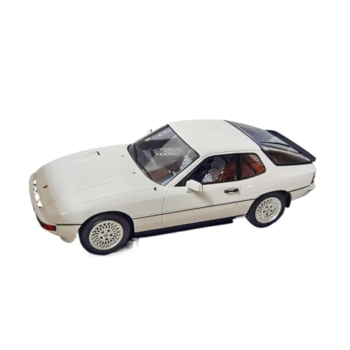 XIYUEYING Maßstabsgetreues Modell 1:18 Maßstab Porsche 924 Turbo Legierung Automodell Weiß Malerei Kindergeschenk Miniaturmodelle von XIYUEYING