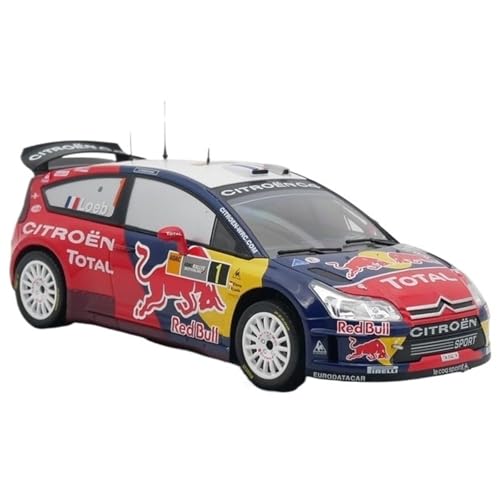 XIYUEYING Maßstabsgetreues Modell 1:24 Für Citroen C4 WRC 2008 Rallye-Automodell Legierung Spielzeugauto Statische Dekoration Für Anzeige Oder Sammlung Miniaturmodelle XIYUEYING Maßstabsgetreues Modell 1:24 Für Citroen C4 WRC 2008 Rallye-Automodell Legierung Spielzeugauto Statische Dekoration Für Anzeige Oder Sammlung Miniaturmodelle von XIYUEYING