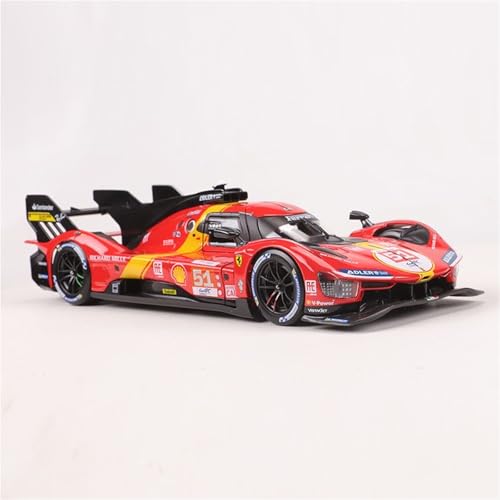 XIYUEYING Maßstabsgetreues Modell 1:24 Für Ferrari Ferrari Le Mans Endurance Racing Legierung Automodell Sammlerstück Geeignet Als Geschenk Miniaturmodelle von XIYUEYING