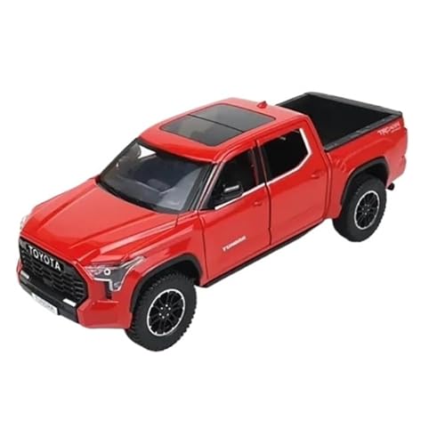 XIYUEYING Maßstabsgetreues Modell 1:24 Für TRDPRO Pickup Truck Legierung Automodell Sammlerstücke Erwachsene Geschenke Hobbys Und Spielzeug Miniaturmodelle(Rot) von XIYUEYING