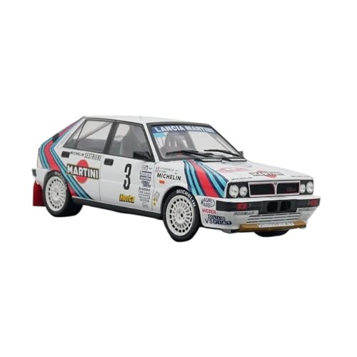 XIYUEYING Maßstabsgetreues Modell 1:24 Lancia Delta HF 4WD WRC 1988 Gedenk-Rallye-Automodellsammlung Miniaturmodelle XIYUEYING Maßstabsgetreues Modell 1:24 Lancia Delta HF 4WD WRC 1988 Gedenk-Rallye-Automodellsammlung Miniaturmodelle von XIYUEYING