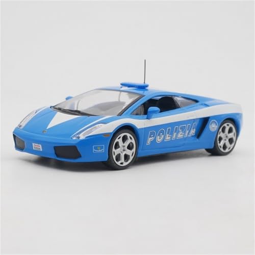 XIYUEYING Maßstabsgetreues Modell 1:43 Für Lamborghini Gallardo Legierung Polizeiauto Modell Spielzeug Ornament Geeignet Als Geschenk Für Kinder Miniaturmodelle von XIYUEYING