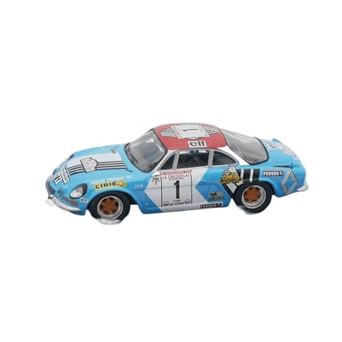 XIYUEYING Maßstabsgetreues Modell 1:43 Skala Alpine-Renault A110 1800 WRC Rally Auto Legierung Spielzeug Ornamente Miniaturmodelle von XIYUEYING