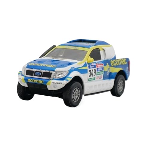 XIYUEYING Maßstabsgetreues Modell 1:43 Skala Ranger Dakar Pickup Rennwagen Statische Legierung Modell Statische Ornamente Miniaturmodelle von XIYUEYING
