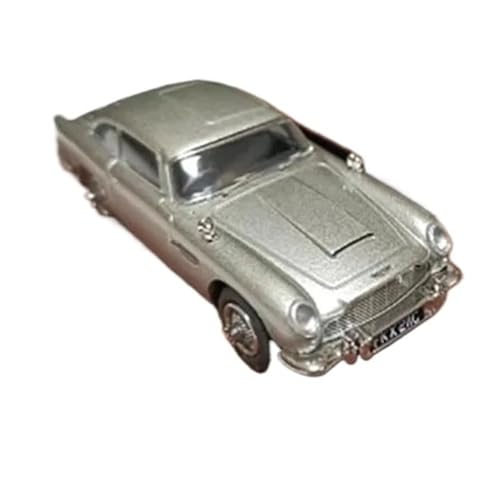 XIYUEYING Maßstabsgetreues Modell 1:64 Für Aston Martin DB5 Legierung Automodelle Sammlerstücke Statische Anzeige Kindergeschenke Spielzeug Miniaturmodelle(Silber) von XIYUEYING