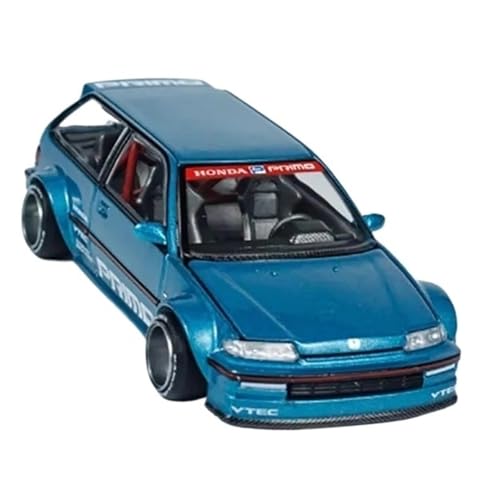 XIYUEYING Maßstabsgetreues Modell 1:64 Für Civic EF Legierung Auto Modell Finish Dekoration Kinder Geschenk Hobby Sammlung Spielzeug Miniaturmodelle von XIYUEYING
