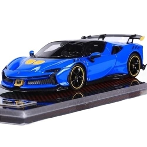 XIYUEYING Maßstabsgetreues Modell 1:64 Für Ferrari SF90 Stradale Sportwagen Harz Auto Modell Ornamente Für Sammlung Als Geschenk Für Kinder Miniaturmodelle von XIYUEYING