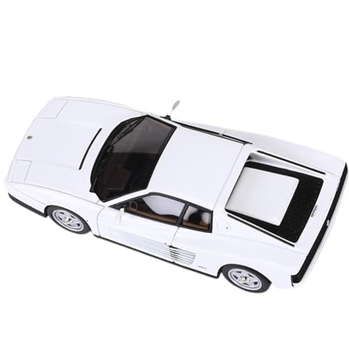 XIYUEYING Maßstabsgetreues Modell 1:64 Für Ferrari Testarossa Harz Automodell Spielzeug Sammlerstück Ornament Geeignet Als Geschenk Für Kinder Miniaturmodelle von XIYUEYING