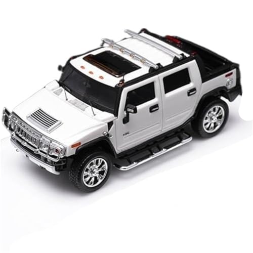 XIYUEYING Maßstabsgetreues Modell 1:64 Für Hummer H2 Off-Road Pickup Truck Simulation Auto Modell Statische Ornamente Geeignet Für Sammlung Miniaturmodelle von XIYUEYING