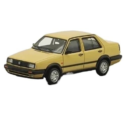 XIYUEYING Maßstabsgetreues Modell 1:64 Für Jetta GT Legierung Auto Modell Statische Finish Dekoration Kinder Geschenk Hobby Spielzeug Miniaturmodelle(Yellow) von XIYUEYING