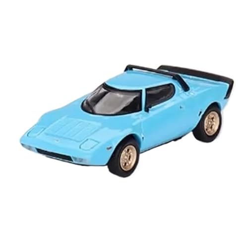 XIYUEYING Maßstabsgetreues Modell 1:64 Für Lancia Stratos Legierung Automodelle Sammlerstücke Statische Fertigspielzeug Kindergeschenke Miniaturmodelle(Blau) von XIYUEYING