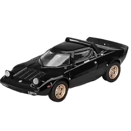 XIYUEYING Maßstabsgetreues Modell 1:64 Für Lancia Stratos Legierung Automodelle Sammlerstücke Statische Fertigspielzeug Kindergeschenke Miniaturmodelle(Schwarz) von XIYUEYING