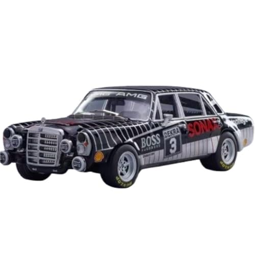 XIYUEYING Maßstabsgetreues Modell 1:64 Für Mercedes-Benz 300 Racing Edition Schwarz Lackiert Legierung Auto Statische Display-Kollektion Miniaturmodelle von XIYUEYING