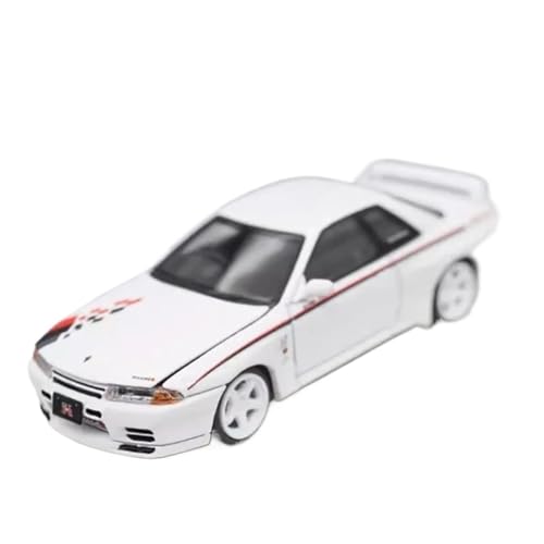 XIYUEYING Maßstabsgetreues Modell 1:64 Für Nismo S-Tune Skyline R32 Legierung Auto Modelle Dekoration Kinder Geschenk Hobby Spielzeug Miniaturmodelle(White) von XIYUEYING