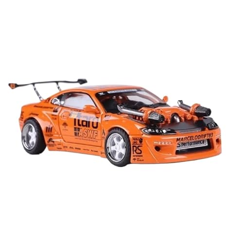 XIYUEYING Maßstabsgetreues Modell 1:64 Für Nissan S15 4,0 V8 Motor Legierung Auto Modell Statische Finish Dekoration Hobbys Und Spielzeug Miniaturmodelle von XIYUEYING