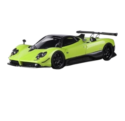 XIYUEYING Maßstabsgetreues Modell 1:64 Für Pagani Zonta Grün Simulation Harz Auto Modell Ornament Spielzeug Sammlung Geeignet Als Geschenk Miniaturmodelle von XIYUEYING