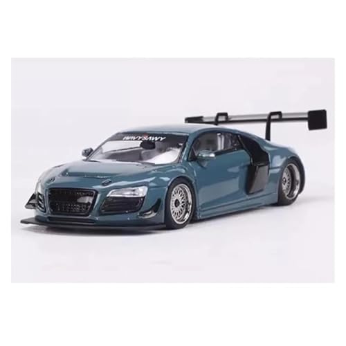 XIYUEYING Maßstabsgetreues Modell 1:64 Für R8 LMS Ultra Legierung Automodelle Sammlerstücke Statische Finish Dekoration Kindergeschenk Miniaturmodelle(Blau) von XIYUEYING