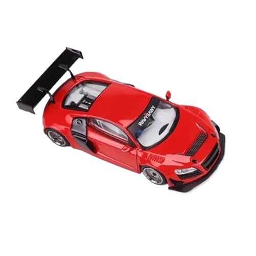 XIYUEYING Maßstabsgetreues Modell 1:64 Für R8 LMS Ultra Legierung Automodelle Sammlerstücke Statische Finish Dekoration Kindergeschenk Miniaturmodelle(Rot) von XIYUEYING