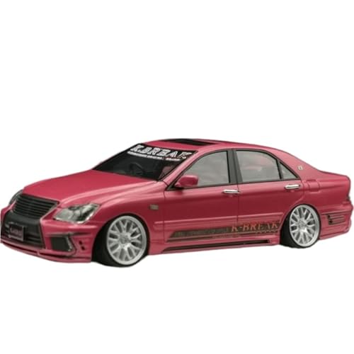 XIYUEYING Maßstabsgetreues Modell 1:64 Für Toyota Corolla Low Profile Pink Resin Automodell Sammlerornament Geeignet Als Geschenk Miniaturmodelle von XIYUEYING
