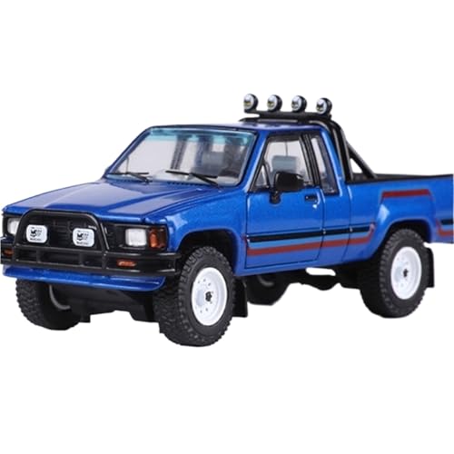 XIYUEYING Maßstabsgetreues Modell 1:64 Für Toyota Hilux SR5 Pickup Truck Nachahmung Echtlegierung Automodell Sammlerornamente Für Sammeln Miniaturmodelle von XIYUEYING