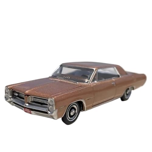 XIYUEYING Maßstabsgetreues Modell 1:64 Maßstab Pontiac Legierung Automodelle Statische Dekoration Kinder Geschenke Spielzeug Ornamente Miniaturmodelle(Brown) von XIYUEYING