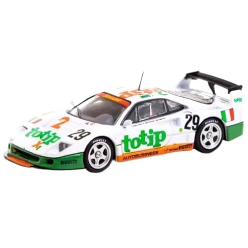 XIYUEYING Maßstabsgetreues Modell 1:64 Rennwagen für F40 Le Mans Race Legierung Automodelle Statische Autoornamente für die Sammlung Miniaturmodelle von XIYUEYING