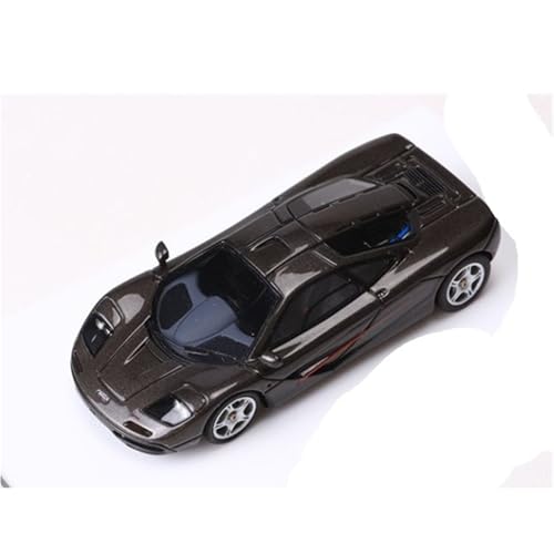 XIYUEYING Maßstabsgetreues Modell 1:64 für McLaren Metallic Grau Harz Auto Modell Sammler Ornamente Dekoration Geeignet Als Geschenke Miniaturmodelle von XIYUEYING