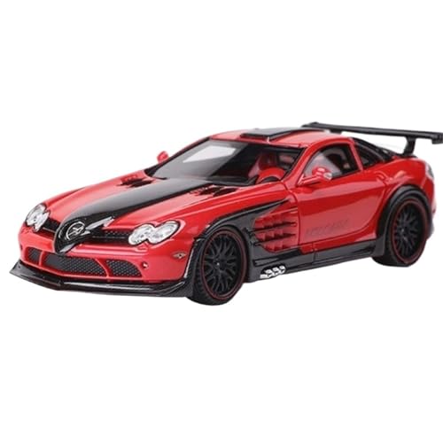 XIYUEYING Maßstabsgetreues Modell 1:64 für Mercedes-Benz SLR Hamann Modifiziertes Replika-Automodell aus Kunstharz, Sammlerstück, geeignet als Geschenk Miniaturmodelle von XIYUEYING