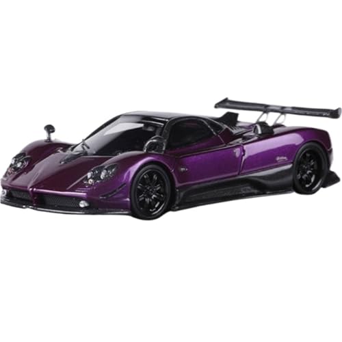 XIYUEYING Maßstabsgetreues Modell 1:64 für Pagani Zonta Lila Simulation Harz Auto Modell Ornament Spielzeug Sammlung Geeignet Als Geschenk Miniaturmodelle von XIYUEYING