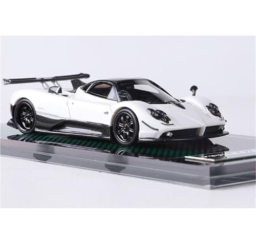 XIYUEYING Maßstabsgetreues Modell 1:64 für Pagani Zonta Weiß Simulation Harz Auto Modell Ornament Spielzeug Sammlung Geeignet Als Geschenk Miniaturmodelle von XIYUEYING