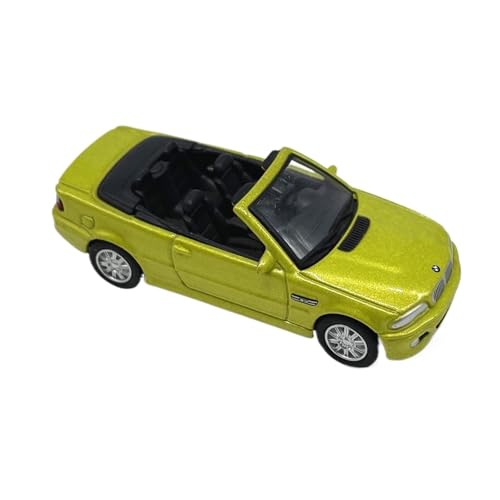XIYUEYING Maßstabsgetreues Modell 1:72 für BMW E46M3 Roadster Simulation Legierung Spielzeugauto Automodell Statisches Auto Ornament Räder können Sich bewegen Miniaturmodelle von XIYUEYING