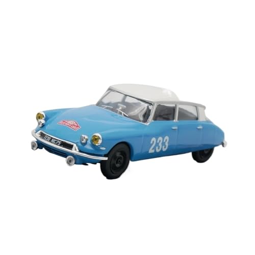 XIYUEYING Maßstabsgetreues Modell Citroen DS 19 WRC Rallye-Modelle Im Maßstab 1:43, Sammlerspielzeug, Legierungsornamente Miniaturmodelle von XIYUEYING