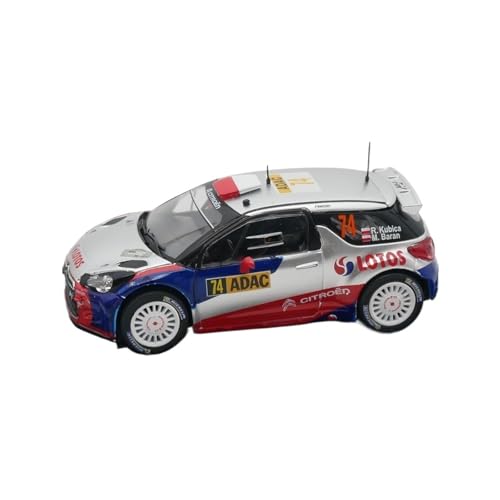 XIYUEYING Maßstabsgetreues Modell Citroen DS3 WRC Rallye-Modelle Im Maßstab 1:43, Sammlerspielzeug, Legierungsornamente Miniaturmodelle von XIYUEYING