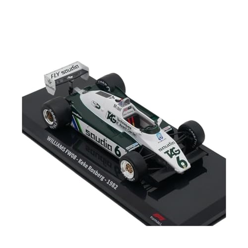 XIYUEYING Maßstabsgetreues Modell FW08 Keke Rosberg Williams F1-Rennwagen-Modellsammlung Im Maßstab 1:24 Miniaturmodelle von XIYUEYING