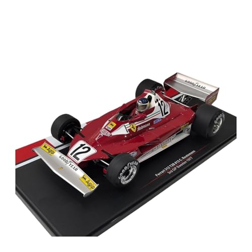 XIYUEYING Maßstabsgetreues Modell Ferrari 312 T2 B #12 1977 F1 Formel 1 Sammlermodell Aus Legierung Im Maßstab 1/18 Miniaturmodelle XIYUEYING Maßstabsgetreues Modell Ferrari 312 T2 B #12 1977 F1 Formel 1 Sammlermodell Aus Legierung Im Maßstab 1/18 Miniaturmodelle von XIYUEYING