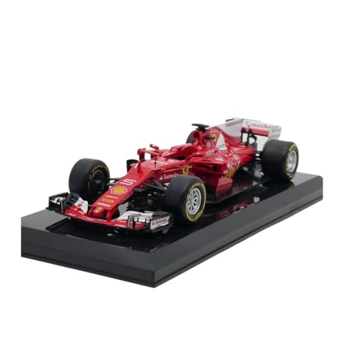 XIYUEYING Maßstabsgetreues Modell Ferrari SF70H Sebastian Vettel F1-Legierungsmodellsammlung Im Maßstab 1:24 Miniaturmodelle von XIYUEYING