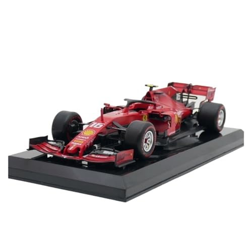 XIYUEYING Maßstabsgetreues Modell Ferrari SF90 Charles Leclerc F1-Legierungsautomodellsammlung Im Maßstab 1:24 Miniaturmodelle von XIYUEYING