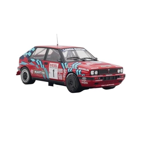 XIYUEYING Maßstabsgetreues Modell Lancia Delta Integrale 16V WRC Rallye-Automodellsammlung Im Maßstab 1:24 Miniaturmodelle von XIYUEYING