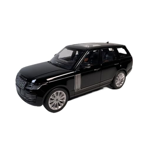 XIYUEYING Maßstabsgetreues Modell Land Rover Range Rover Legierungsautomodell Im Maßstab 1:18, Kinderkollektionsdekoration Miniaturmodelle(Schwarz) von XIYUEYING