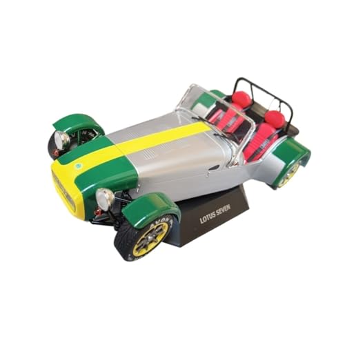 XIYUEYING Maßstabsgetreues Modell Lotus Seven Automodell Im Maßstab 1:18, Legierungsgeschenk, Kann Die Tür Nicht Öffnen, Geschenk Für Kinder Miniaturmodelle von XIYUEYING
