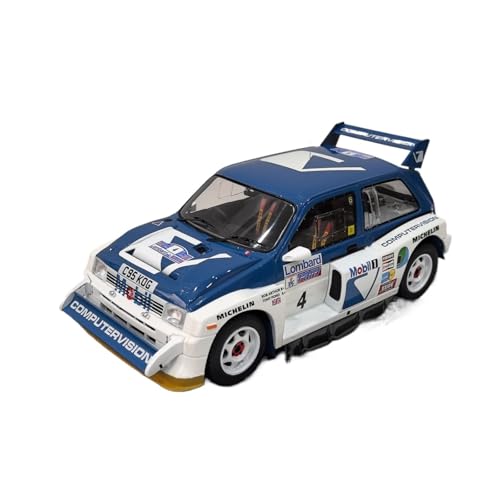 XIYUEYING Maßstabsgetreues Modell MG Metro 6R4#4 Rallye-Automodell Im Maßstab 1:18, Sammlerdekoration Aus Legierung Miniaturmodelle von XIYUEYING