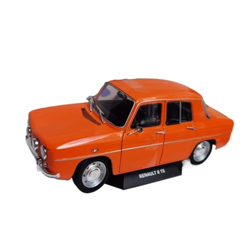 XIYUEYING Maßstabsgetreues Modell Maßstab 1/18 Für Renault 8 TS Automodell, Legierung, Zu Öffnende Tür, Statisches Geschenk Für Kinder Miniaturmodelle von XIYUEYING