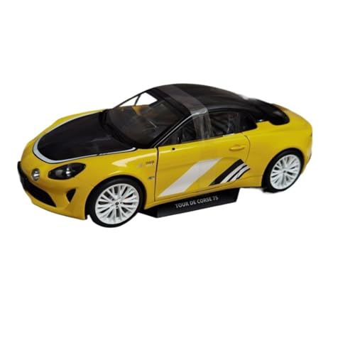 XIYUEYING Maßstabsgetreues Modell Maßstab 1/18 Für Renault Alpine A110 2022 Legierung Automodell Statische Dekoration Für Kinder Miniaturmodelle von XIYUEYING